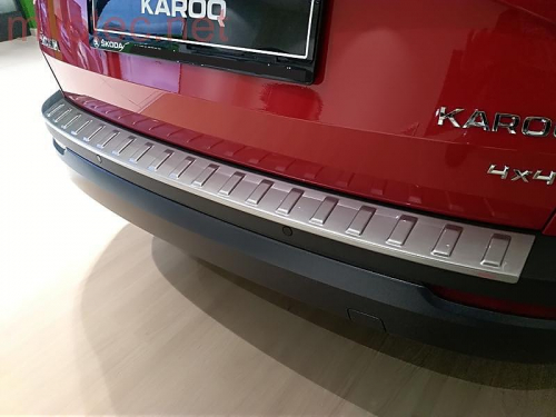 Plastový práh pátých dveří Škoda Karoq - Alu Brush