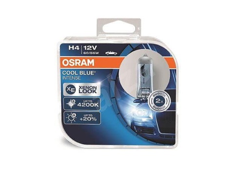 Autožárovky Osram Cool Blue Intense H4 60/55W