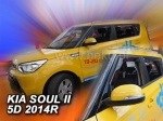Deflektory-ofuky oken Kia Soul II 5-dvéř. + zadní