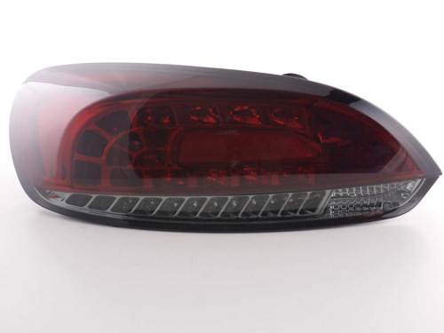 Zadní LED světla Volkswagen Scirocco červené / kouřové