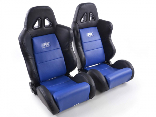 Sportovní sedačky FK Automotive Dallas modré