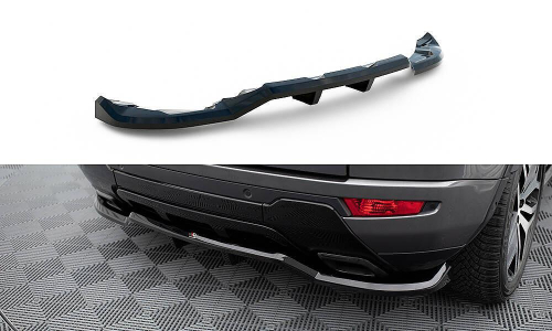 Zadní spoiler nárazníku Land Rover Range Rover Evoque HSE Dynamic Mk1 Facelift s žebrováním