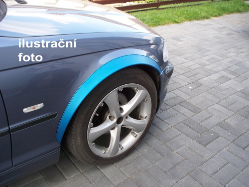 Lemy blatníků Fiat Doblo II facelift, pro lakování