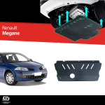 Ocelový kryt pod motor (2mm) Renault Megane II
