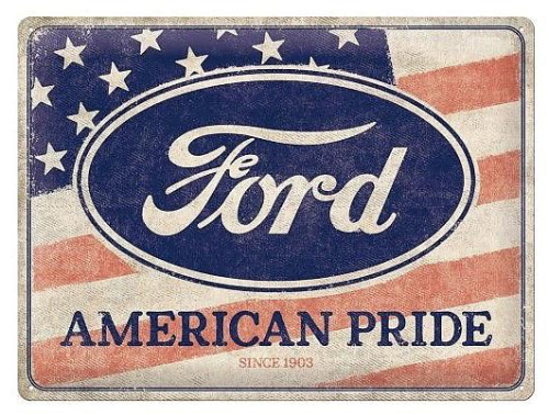 Retro cedule - Ford - American Pride 30x40cm