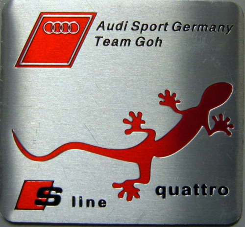 Samolepící znak Audi S Line quattro