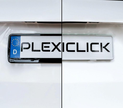 Neviditelný držák SPZ - plexiclick