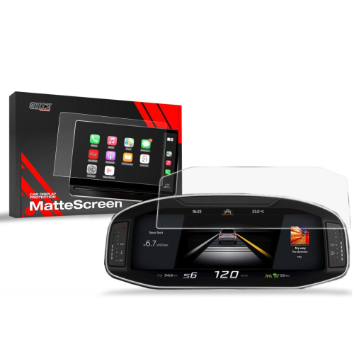 Matná folie na LCD display navigace Cupra Ateca