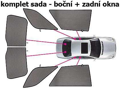 Sluneční clony CarShades PEUGEOT 1007, 3-dvéř.