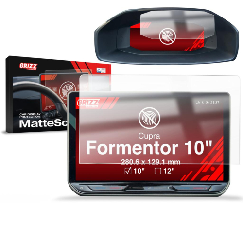 Matná folie na LCD display navigace Cupra Formentor