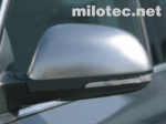 Kryty zrcátek Škoda Octavia II FL - matný nerez