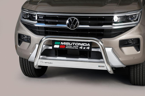 Nerezový přední ochranný rám Volkswagen Amarok II, 63mm - II.jakost