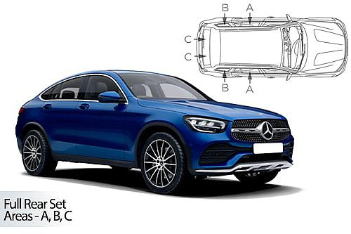 Sluneční clony CarShades Mercedes Benz GLC 5-dveř.