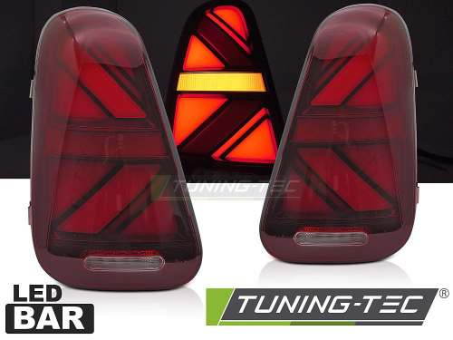 Zadní LED BAR světla Mini Cooper R50/R52/R53 - červené provedení