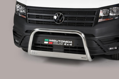 Nerezový přední ochranný rám Volkswagen Crafter - 63mm