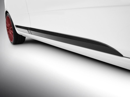 Karbon lišty dveří BT Design Škoda Fabia II