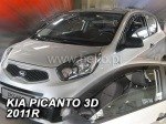 Deflektory-ofuky oken Kia Picanto II 3dvéř.