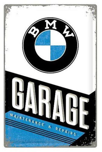 Retro cedule - BMW - Garage 40x60cm