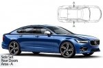 Sluneční clony CarShades Volvo S90 Sedan, 4dvéř.