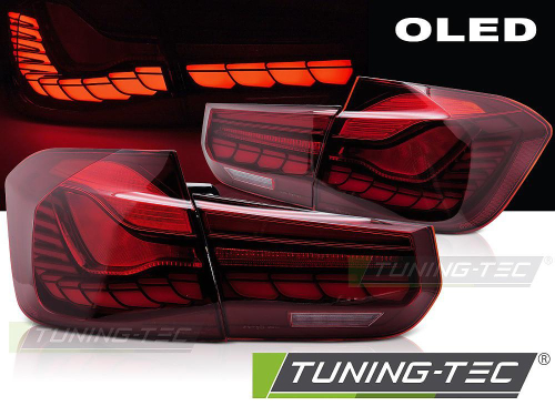 Zadní OLED světla BMW F30 Sedan, červené provedení