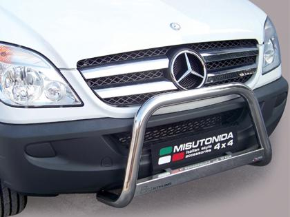 Nerezový přední ochranný rám Mercedes Sprinter, 63mm
