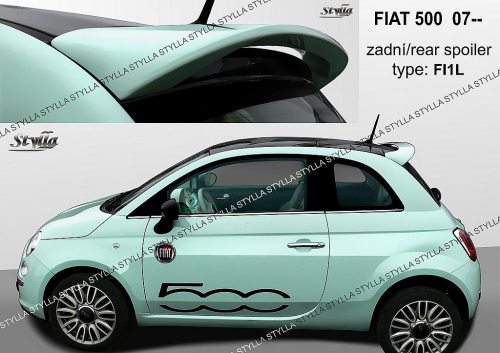 Stříška - střešní spoiler Fiat 500