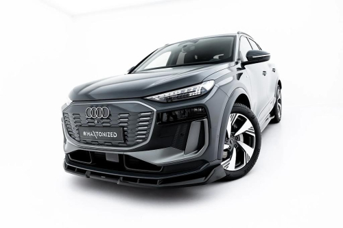 MAXTON spoiler - splitter předního nárazníku Audi Q6 e-tron Standard / S-Line / SQ6 e-tron SUV / Sportback Mk1