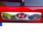 Lišta nad SPZ nerez Hyundai Getz