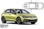 Sluneční clony CarShades VW Golf MK8 VIII Hatchback, 5dvéř.