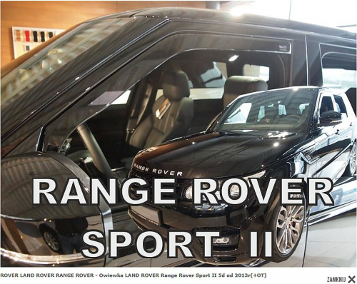 Deflektory-ofuky oken Land Rover Range Rover sport II 5D - přední