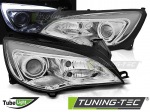 Přední světla s LED denními světly Opel Astra J chrom