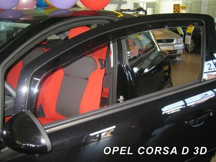 Deflektory-ofuky oken Opel Corsa D