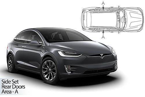 Sluneční clony CarShades TESLA Model X, 5-dvéř.