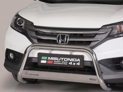 Nerezový přední ochranný rám Honda CR-V IV, 63mm