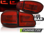 Zadní světla LED BAR VW Tiguan červená/kouřová
