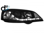 Přední světla černé Devil Eyes Opel Astra G