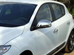 Kryty zrcátek - nerez Renault Megane