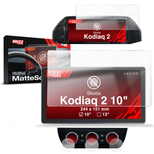 Matná folie na LCD display navigace Škoda Kodiaq 2