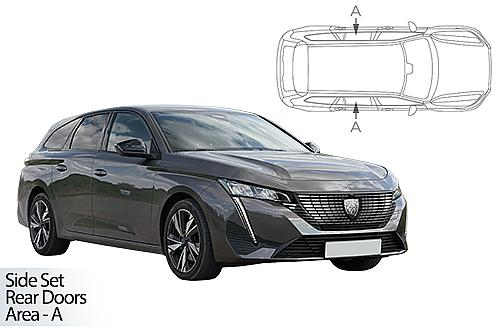 Sluneční clony CarShades Peugeot 308 Combi