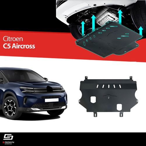 Ocelový kryt pod motor (2mm) Citroen C5 Aircross