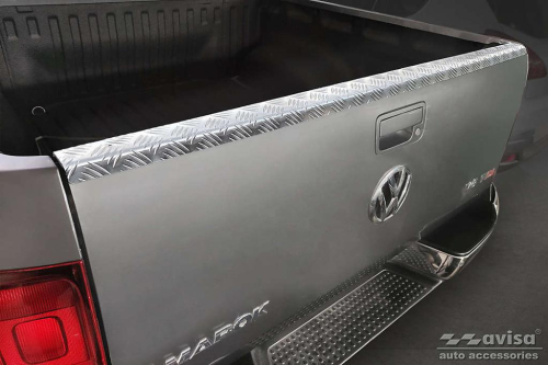 Kryt horní hrany dveří korby Volkswagen Amarok I - stříbrný