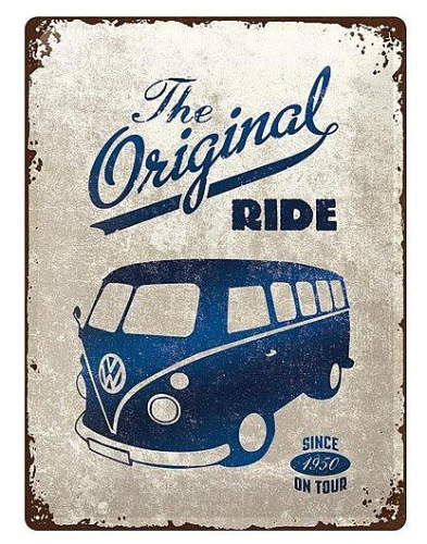 Retro cedule - Volkswagen Bulli - The Original Ride - Special 30x40cm