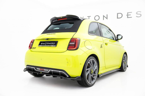 Zadní spoiler nárazníku Abarth 500e s žebrováním