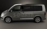 Nerez lišty spodní hrany oken dveří Volkswagen Transporter T6