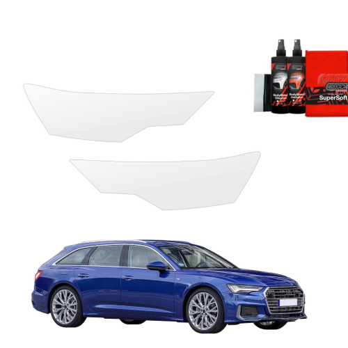 Ochranná folie GRIZZ na přední světlomety Audi A6 C8 Kombi