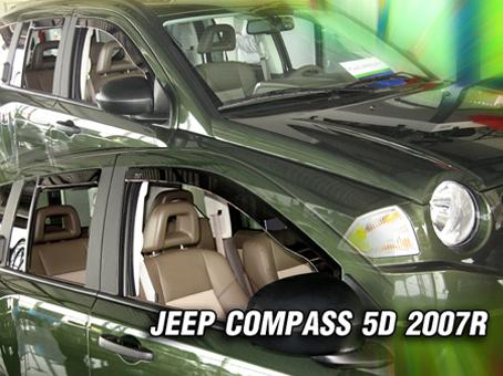 Deflektory-ofuky oken Jeep Compass