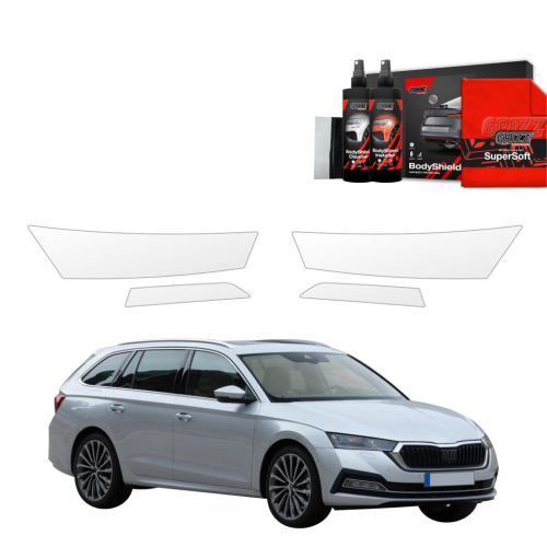Ochranná folie GRIZZ na přední světlomety Skoda Octavia IV Kombi