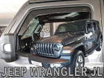 Deflektory-ofuky oken Jeep Wrangler přední