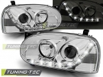 Přední světla Devil Eyes VW Golf 3 chrom
