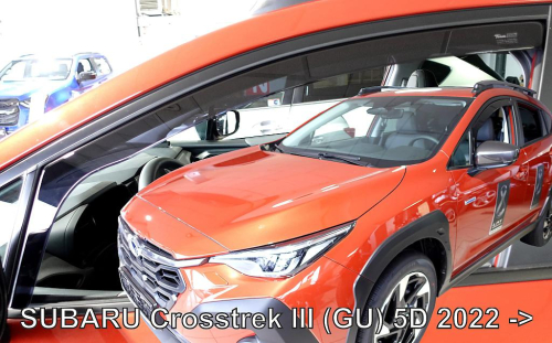 Deflektory-ofuky oken Subaru XV III, přední